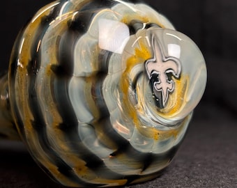 New Orleans Saints glass pipe