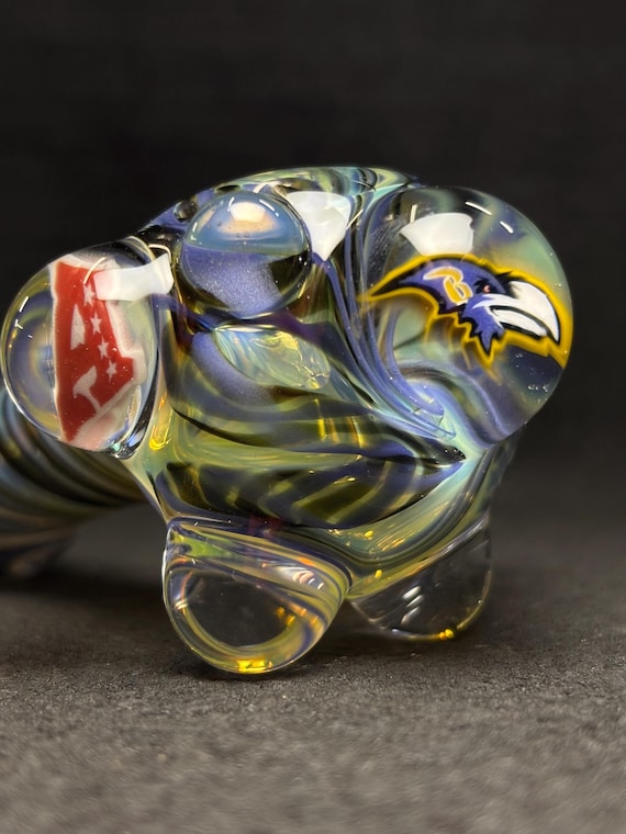 Baltimore Ravens Deluxe Glass Pipe