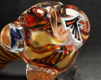 Atlanta Falcons deluxe glass pipe