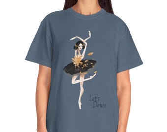 Ballet Dancer Comfort Colors T-Shirt, Support the Arts Tee