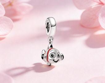 Charm colgante de Disney Buscando a Nemo, en plata de ley 925, compatible con pulseras Pandora, regalo perfecto para mujer.