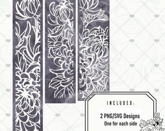 菊のスプレーエッジカットファイル（SVG & PNG）