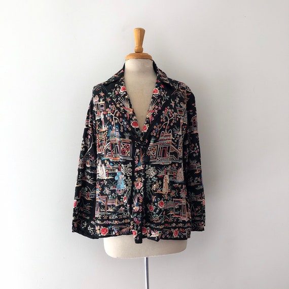 Antique 1920s 1930s chinese silk hand embroidered