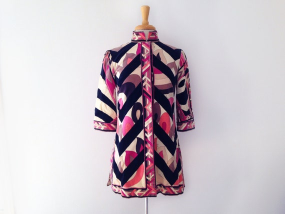 Emilio Pucci Iconic 1960s psychedelic print tunic