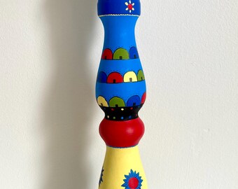 Pepper grinder/tall colorful pepper mill