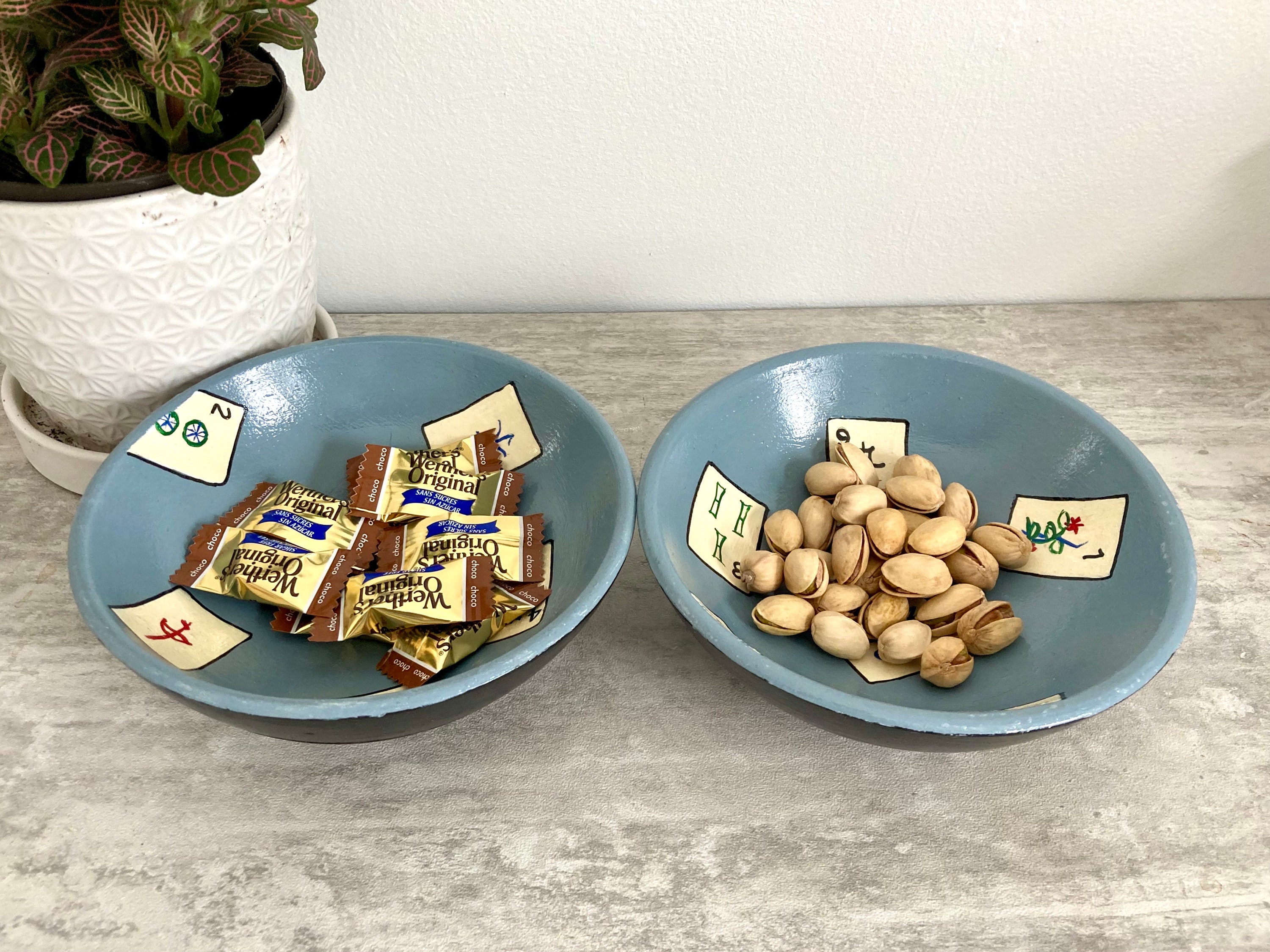 Mahjong Bowls/mahjong/snack Dish Etsy