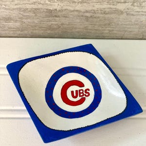 Cubs/ baseball gift/ trinket dish/Chicago Cubs