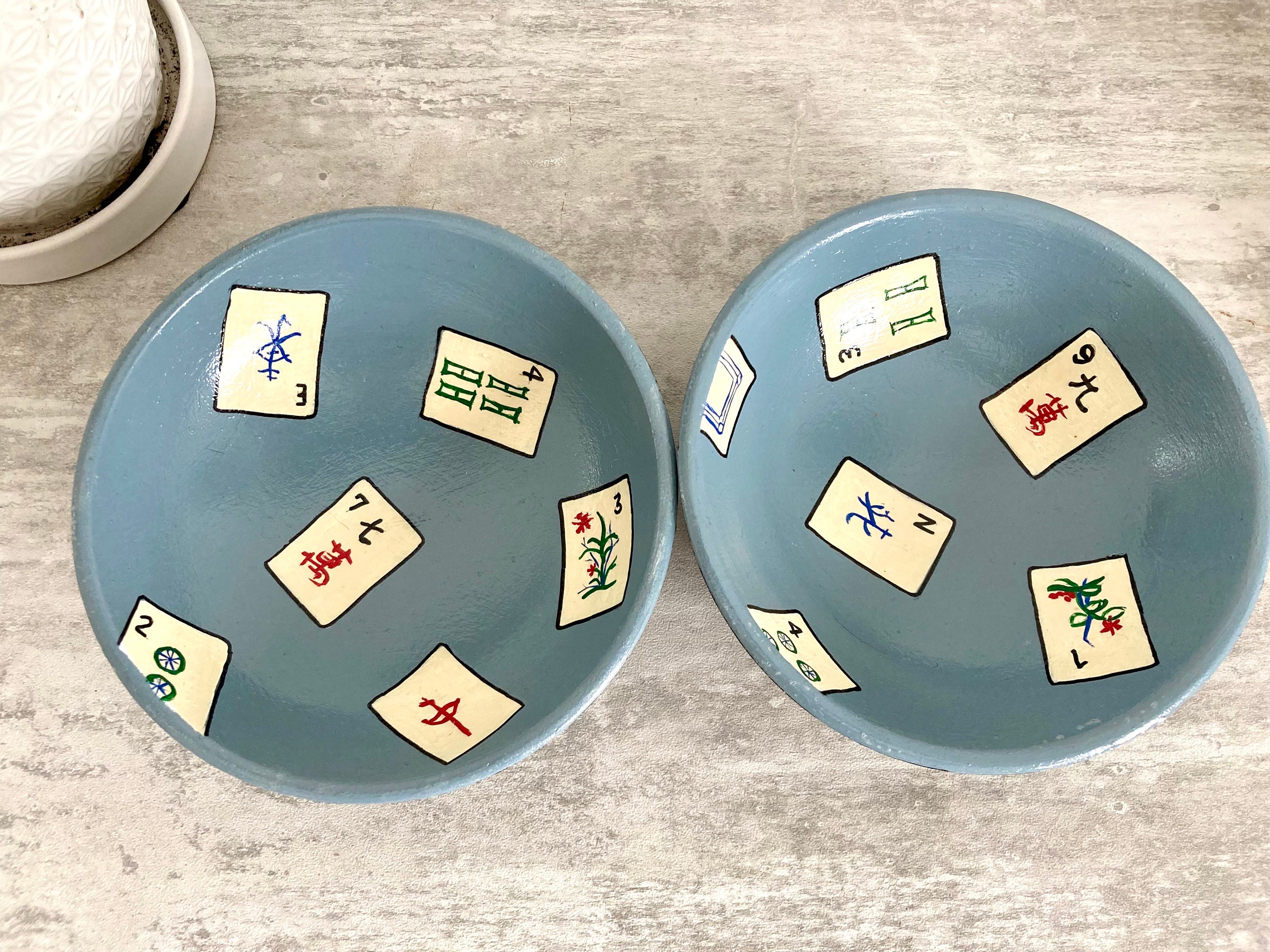 Mahjong Bowls/mahjong/snack Dish Etsy