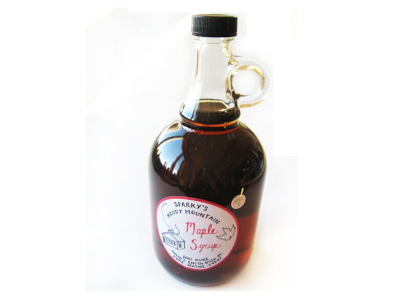 250 ML Bottle Certified Organic Maine Maple Syrup image 1