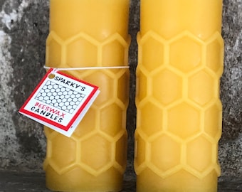 Pure Beeswax German Honeycomb Pillar Candle