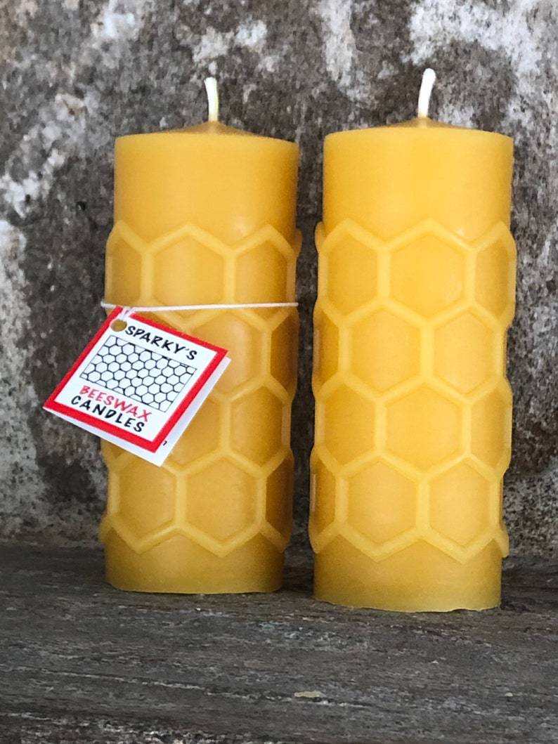 Pure Beeswax German Candle Etsy