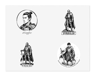 Stoic Masculine Stickers |  Struggler