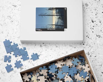Sea of Clouds Jigsaw Puzzle, Misty Mountain Landscape Puzzle for Adults, Dark Forest Aesthetic Gift, Above the Clouds Nature Puzzle
