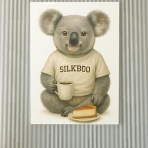 Koala Art Print Set: Artist, Chef, Coffee Lover (Digital Download)