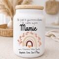 Personalized Grandma Cookie Jar – Grandmother's Day Gift – Customizable Ceramic Cookie Jar – Grandma Gift