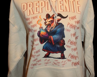 Sudadera con capucha de Carl de Dungeon Crawler - Sudadera Caprid "Pony" prepotente - Merchandising oficial de LitRPG - Sudadera con estampado "El niño especial de mamá"