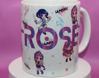 Taza con diseño de fan art de K-Pop: Hylian Huntrix - Regalo para gamers