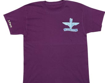 Parachute Regiment T-Shirt: 3 Para B Company, British Army Veteran Gift