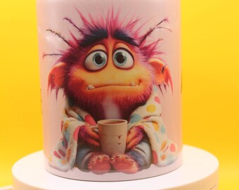 Blanket Burrito Monster Coffee Mug | Introvert Gift