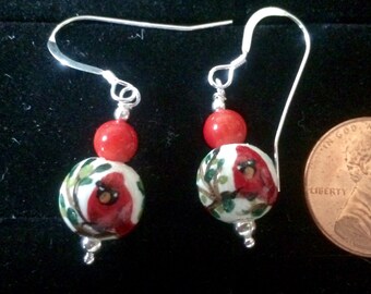 Cardinal Earrings - Sterling