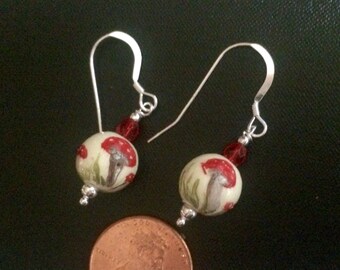 Mushroom Earrings