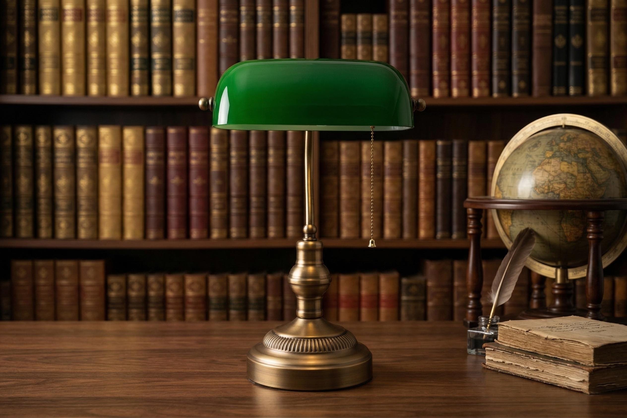 Vintage brass glass lamp - Etsy 日本