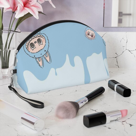 fun travel makeup bag EACHY for Women, PU Leather Cosmetic Bag, Brown, Medium This Hard Shell Cosmetic Travel Case in Pink is a chic and functional way to keep your beauty essentials protected and organized wherever you go Best Makeup Bags for Travel,