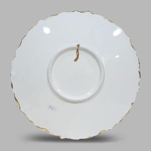 Hand-Painted Floral Ceramic Plate, Turkish Boho Wall Decor (30 cm) image 10
