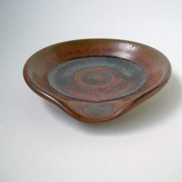 Berry Rust Ceramic Spoon Rest