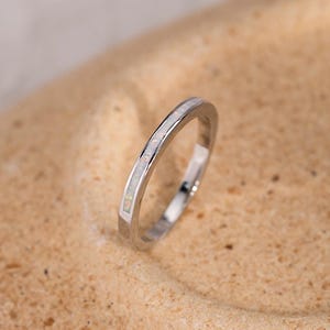 Opal Ring,Dainty Silver Opal Band Jewelry,Engagement Ring,Stackable Ring,Birthstone Ring,Birthday Anniversary Bridesmaid Gift,Mother's Day