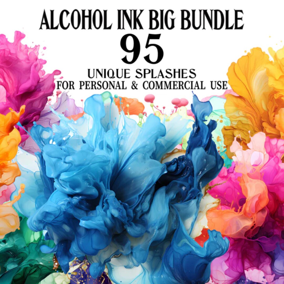 Alcohol Ink Splashes Alcohol Ink Splashes, Abstract Texture Clipart (digital Download) - Etsy