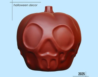 Poison Pumpkin 3D Print STL File | 3D Printable Model | Halloween Decor | Digital Download