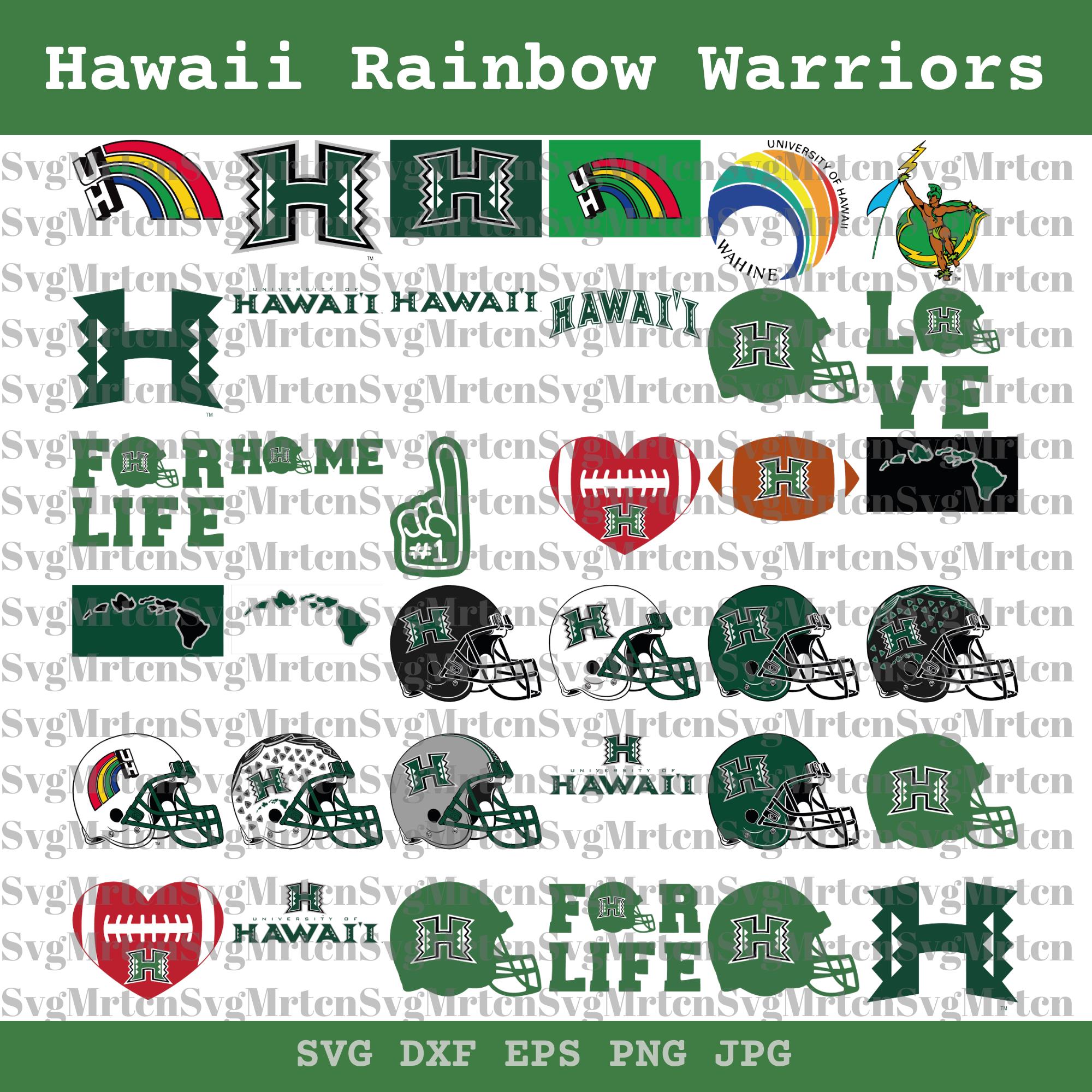 Rainbow Warriors SVG Bundle, Hawaii Football, SVG Bundle, Cricut,  Printable, University, College, Basketball, Svg Png Pdf, Download - Etsy, image size:2000x2000