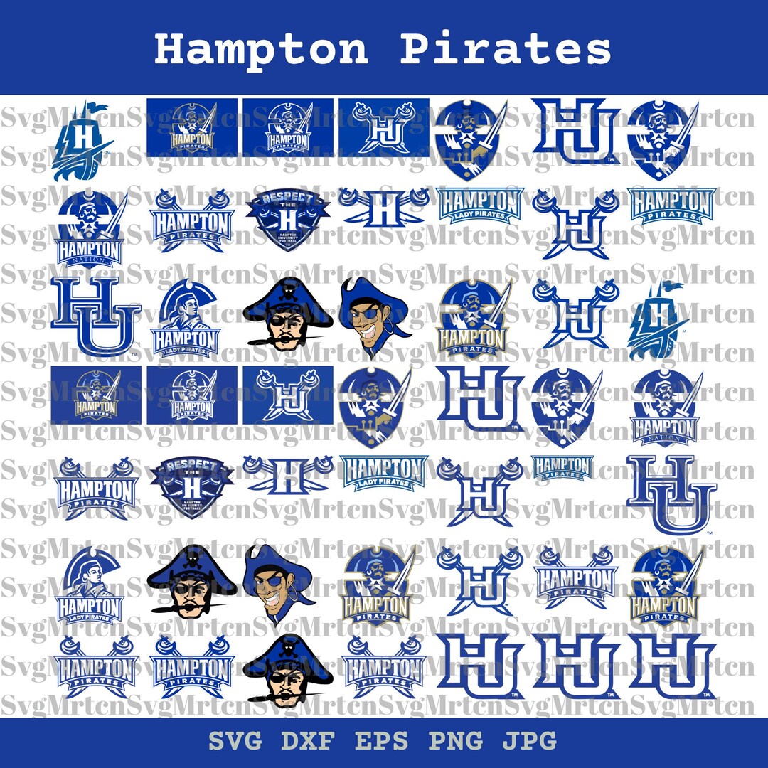 Pirates SVG Bundle, Hampton Football, SVG Bundle, Cricut, Printable ...