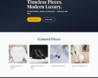 LUXEVA WordPress Theme – Luxury WooCommerce Store Template – 10 Pages – Instant Download