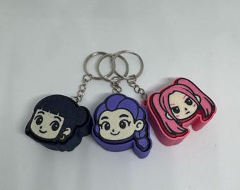 KPop Demon Hunters Fidget Clicker KeyChains