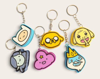 Adventure Time Fidget Clicker KeyChains
