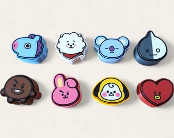 BT21 Fidget Clicker KeyChains