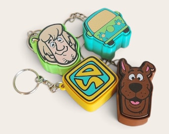 Scooby-Doo Fidget Clicker KeyChains