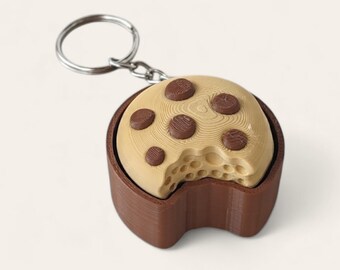 Chocolate Chip Cookie - Sculpt Fidget Clicker KeyChains