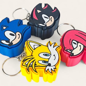 Sonic The Hedgehog Fidget Clicker KeyChains