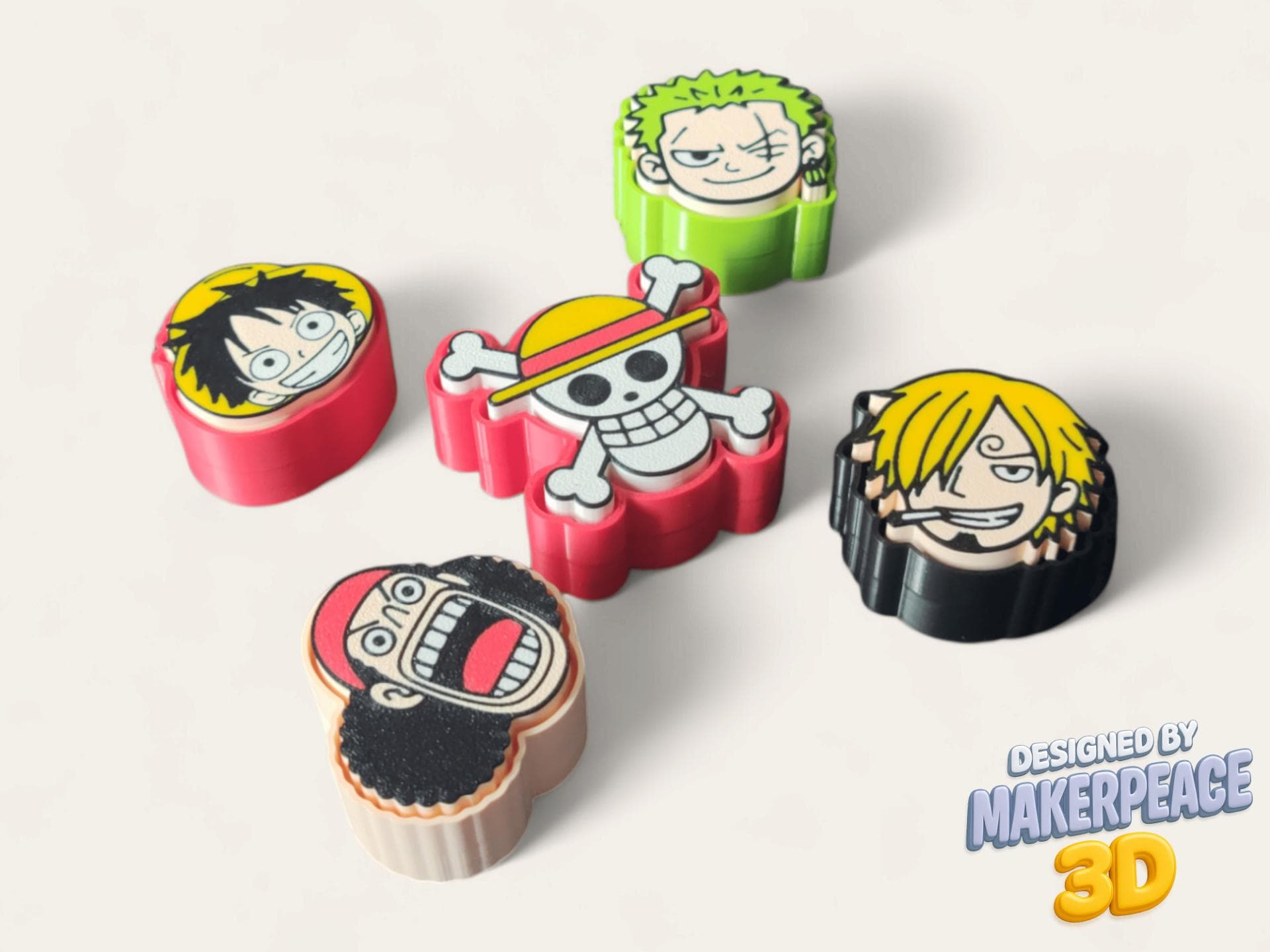 One Piece Fidget Clicker Keychains - Etsy