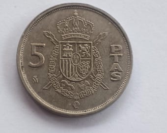 スペイン 5 ペセタ - フランシスコ フランコ コイン KM778 1949 - Etsy