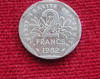 1979/1982 フランス 2 フラン硬貨 - Etsy 日本