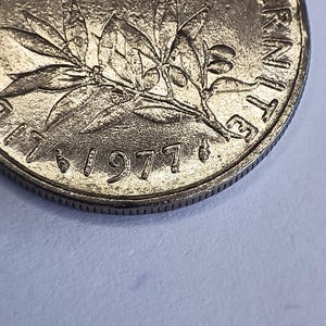 France, 1 franc Semeuse, 1977, franc2014#226/22, pièce de monnaie de collection