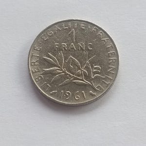 1960 french 1 franc coin - Etsy 日本