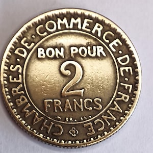 2 Francs, France, 1923, SUP +