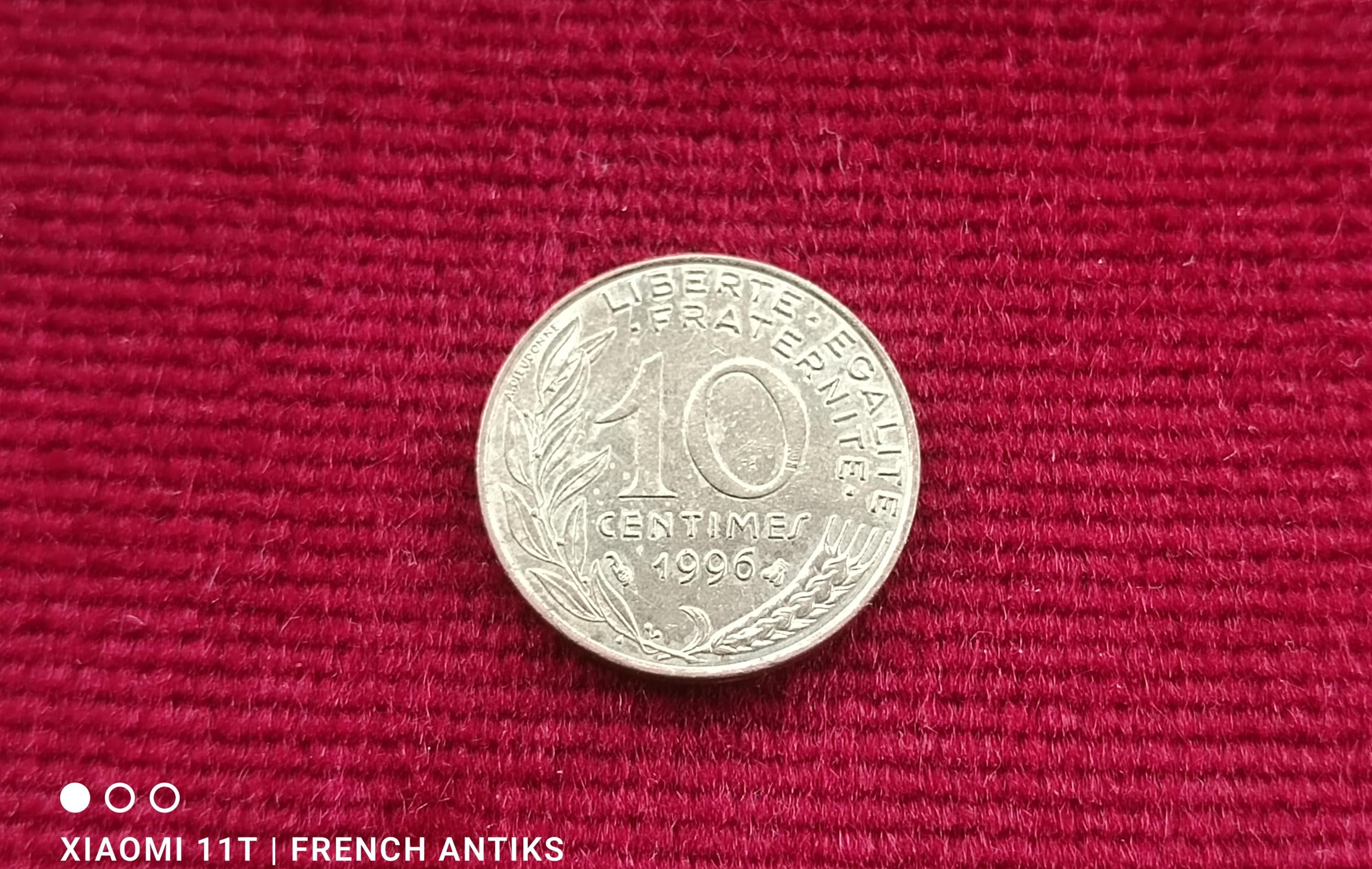 コレクションコイン、フランス、10セントフラン、1996年 - Etsy 日本