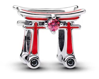 Torii Tor Anhänger, 925 Sterling Silber, handgemachte Silber Bead, Fit für Armband oder Halskette Silber, Geschenk für Tochter, Oma Geschenk, bestes Geschenk