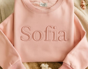 Sudadera infantil bordada personalizada, nombre personalizado, regalo para bebé